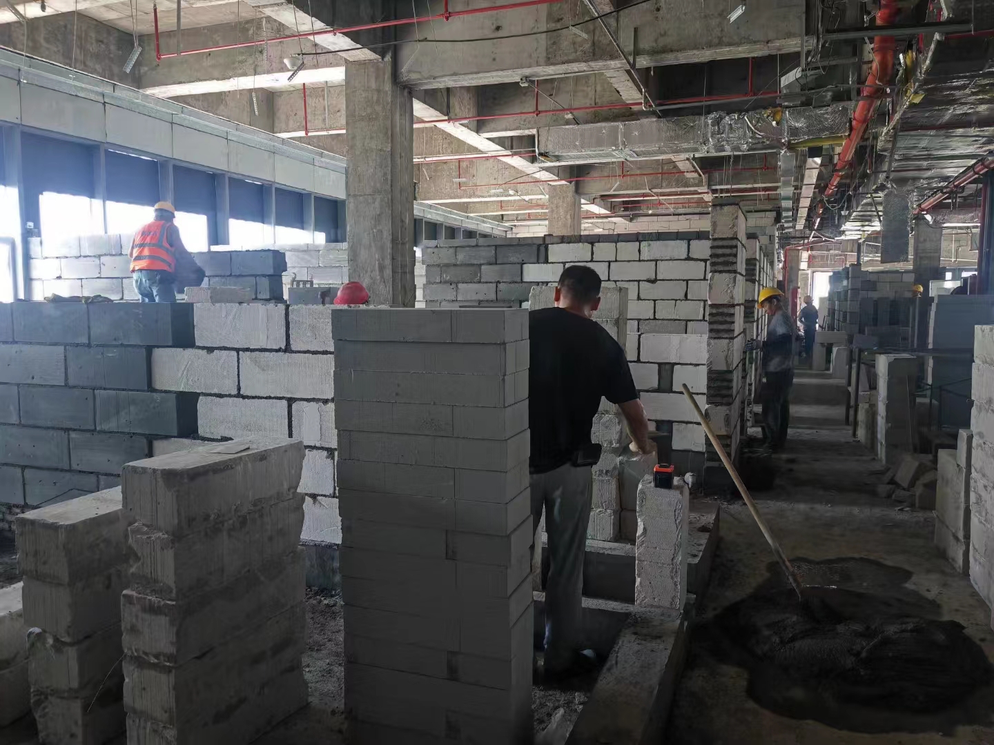 龙岩轻质砖加气块隔墙